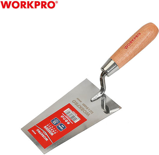 Italian Type Trowel 140mm Wooden Handle Wp322037 Workpro