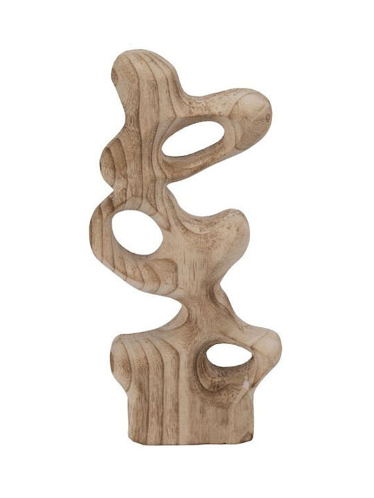 ESTHETI Home Tischdekoration Holz Natur 13x5x27cm