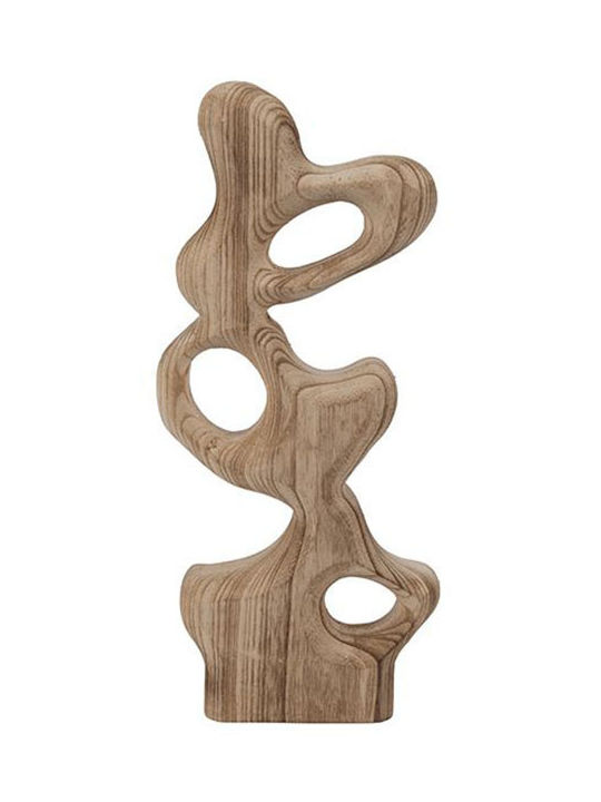 Διακοσμητικό Επιτραπέζιο Ξύλινο Natural 16.5x5x37εκ Estheti 819-01880