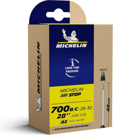 Michelin Bicycle Inner Tube 700x26-32c 48mm Presta