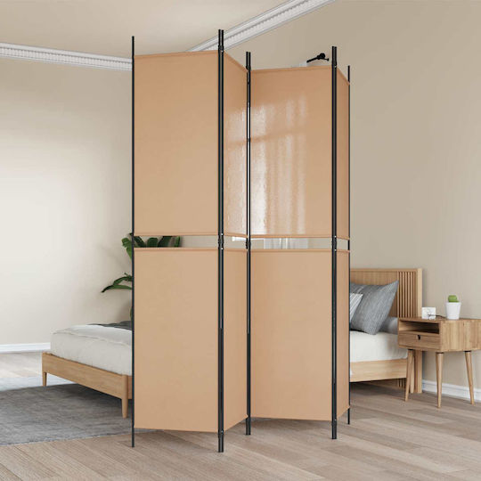 vidaXL Fabric Room Divider 200x220cm