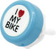 Saks I Love My Bike 49mm Bicycle Bell Blue