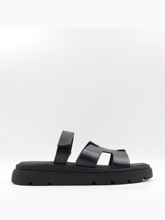 Women's Flat Sandals Flatforms Black