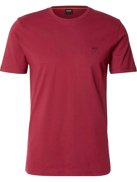 Boss T-Shirt Burgundisch