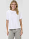 Damen T-Shirt Weiß
