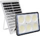 Avizar Led Solar Floodlight 19w 20w Solar Panel Automatic Detection Grey
