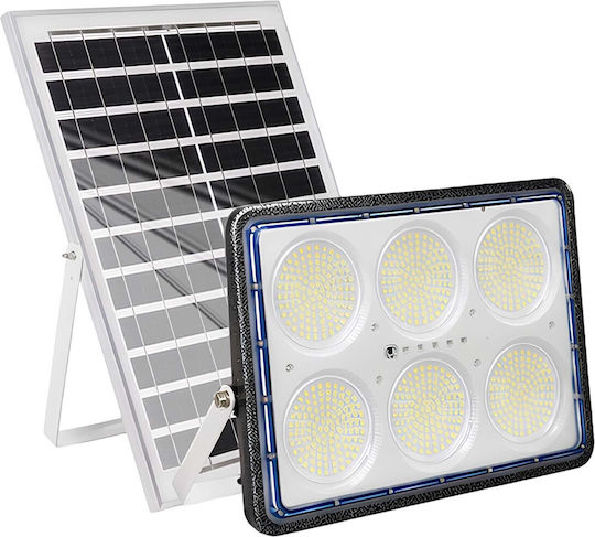 Avizar Led Solar Floodlight 19w 20w Solar Panel Automatic Detection Grey