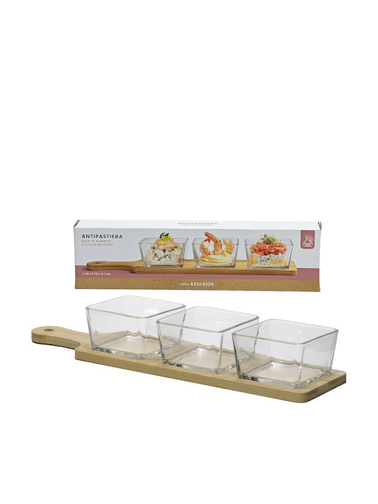 ArteLibre Glas Dessert Turm Ständer mit Basis P40xM10xY1cm 3Stücke