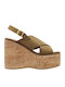 Summer Women's Platforms Tabac Brown