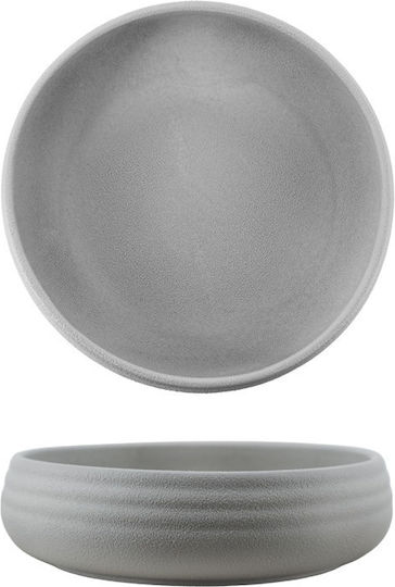 Piana Salad Bowl Made of Gray Porcelain