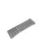 Bench Cushion for Garden with Backrest Gray 50x165cm