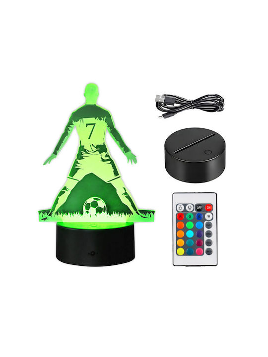LED Kinder Tischlampe Dekorative Lampe Schwarz 3cm
