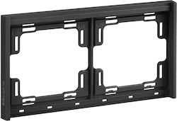 Double Frame Black Slim Line Elbulgaria 33020 Bk