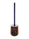 Atmosphera Brown Glass Bathroom Toilet Brush