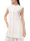 Sleeveless Women's Shirt White
