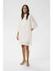 Summer Shirt Dress White