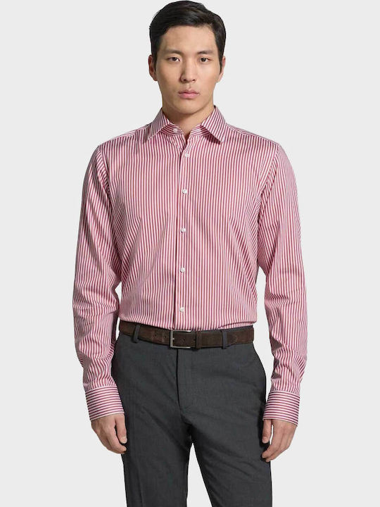Boss Regular Fit Short Sleeve Cotton Shirt Stri...