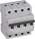 Automatic Circuit Breaker Lgr 419923 Rx-mcb 4p C 63a 6ka Legrand