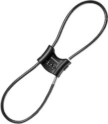 Bicycle Lock Anti-theft 5.5 Mm Cable Rockbros 32120011001 Black