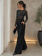 Set Negru Dama Cu Pantaloni