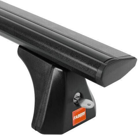 Fabbri Aluminum Car Roof Bars 116 Cm Set 6540010-6530010-6520379