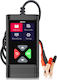 Zola Tester Baterie Auto Ecran Lcd 6-20v 2ah-220ah Baterii Cablu 70 Cm Negru