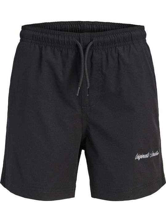 Jack & Jones Junior Παιδικό Μαγιό Βερμούδα / Σορτς Μαύρο