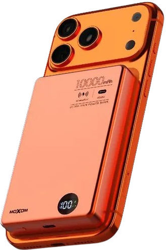 Moxom MX-PB197 MagSafe Power Bank 10000mAh 20W Power Delivery Πορτοκαλί