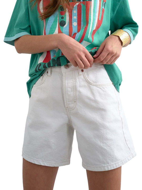 Women's Jean Shorts White