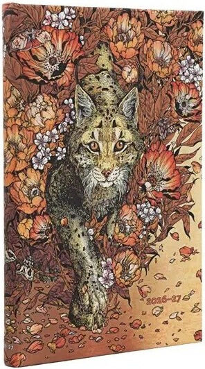 18 Month Academic Weekly 2026-2027 Lynx Risinig Maxi Vertical Paperblanks 9780349718828