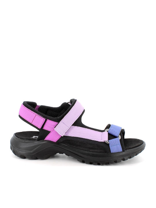 Imac Leather Women's Anatomic Black Sandals