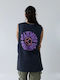 Women's Sleeveless Blouse Anthracite