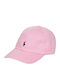 Ralph Lauren Kids' Hat Jockey Fabric Clsc Pink
