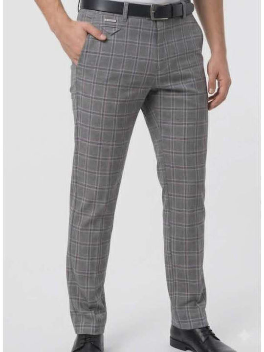 Stefan Fashion Pantaloni Slim Fit Gri