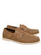 Δερμάτινα Ανδρικά Boat Shoes σε Καφέ Χρώμα