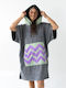 Aceplaymore Beach Poncho Gray