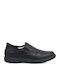 Anatomische Leder Herren Slip-Ons Schwarz