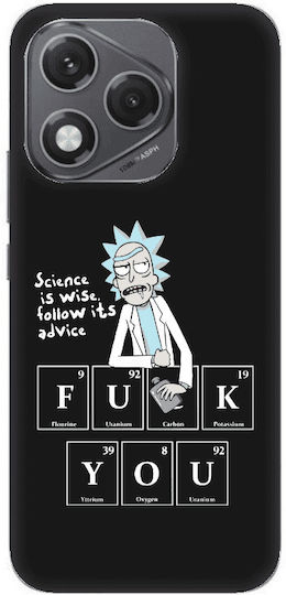 Honor 400 Lite Rick Scince Ist Weise Schwarze Silikon TPU Handyhülle