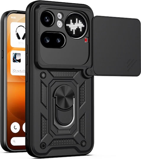 Set Autocolante Protecție Cameră Inel Magnetic Compatibil Suport Mașină Huse Telefoane Nimic Telefon (4a) Pro Negru