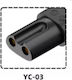 Ανταπτορας Φορτισης Type-c 2-pin Οκταρακι Yc-3 1.8 Ξυριστικη Philips Oem Bulk 022556