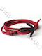 Bracelet with Anchor Design Made of Leather