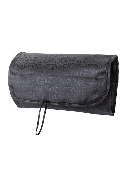 Travel Cosmetic Bag Textile 24.5 X 15 Cm Black