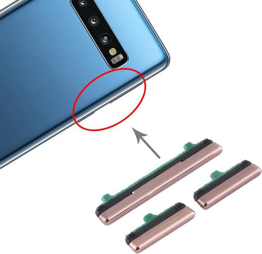Samsung Galaxy S10 5G Aktivierungstaste & Lautstärkeregler Gold