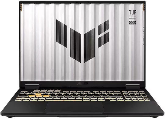 Asus TUF Gaming F16 FX608JMR-RV121W 16" IPS FHD+ 165Hz (i5-14450HX/16GB/512GB SSD/GeForce RTX 5060/W11 Home) Jaeger Grey (International English Keyboard)