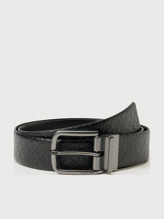 Men's Leather Belt Black