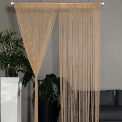 Κουρτίνα String Χρυσό 100x195cm 39-950-2541