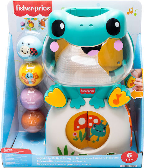 Fisher Price Frog Ball Pop Ball with Lights and Sounds for 6+ Months