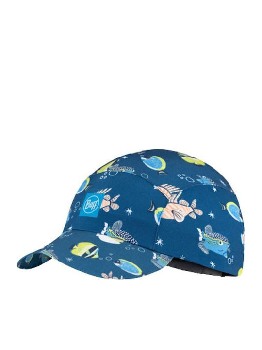 Buff Kinderhut Jockey Marineblau