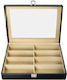 Glasses Storage Case 34 X 24.5 X 7.5 Cm Black