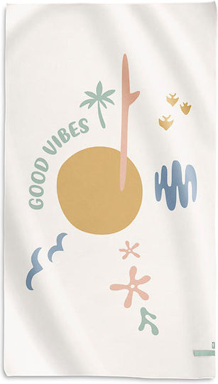 Saro Kinder-Strandtuch Microfiber Good Vibes 90x160cm